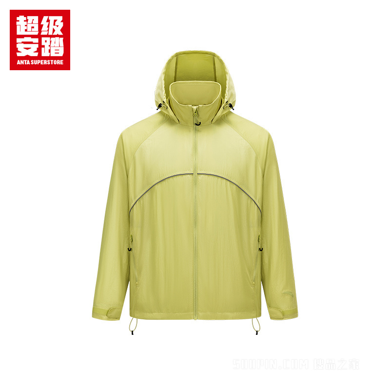 超级安踏户外系列露营男子无氟防泼水梭织运动外套