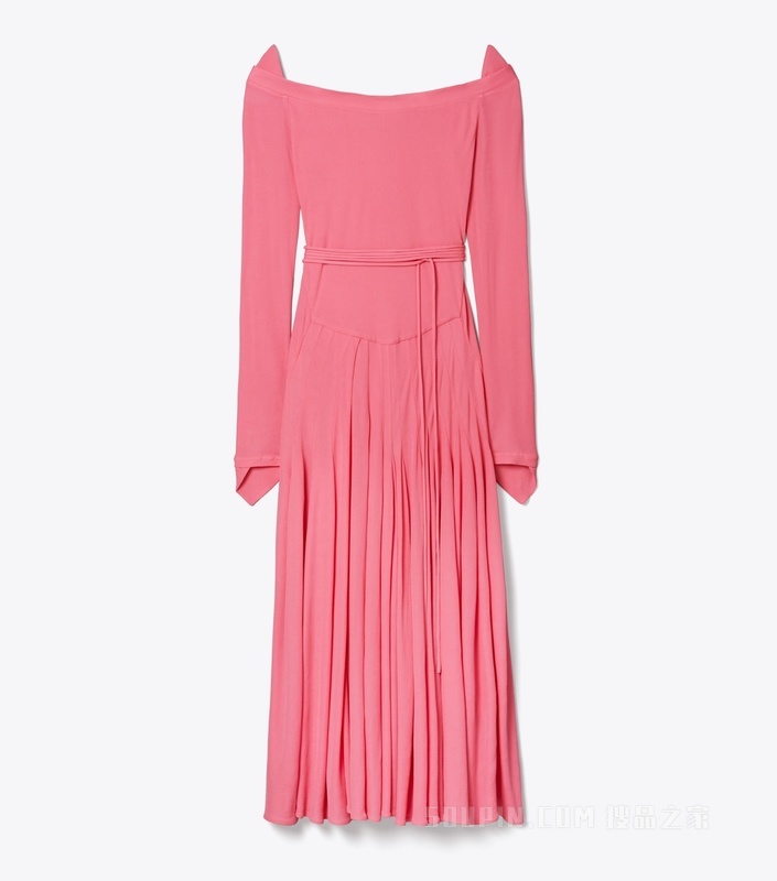 【秀场同款】针织连衣裙 牡丹粉