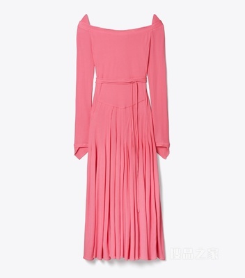 【秀场同款】针织连衣裙 牡丹粉