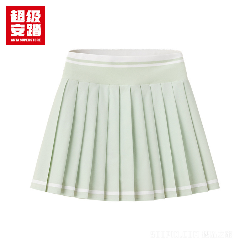 超级安踏小球运动系列网球女子吸湿速干梭织半身裙