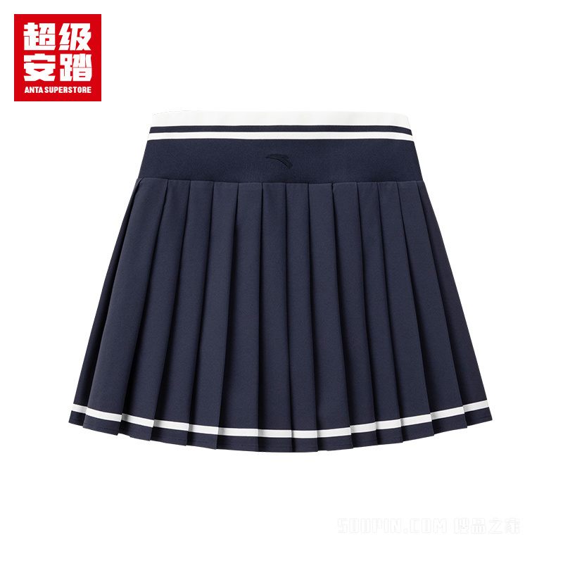 超级安踏小球运动系列网球女子吸湿速干梭织半身裙
