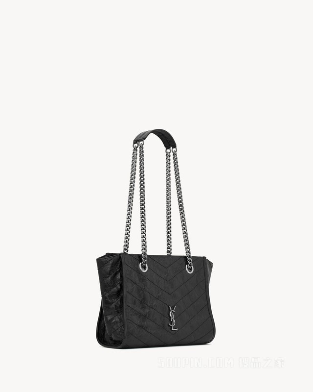 NIKI小号复古皮革购物袋