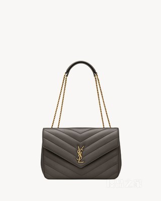 LOULOU大号绗缝羊皮革手袋