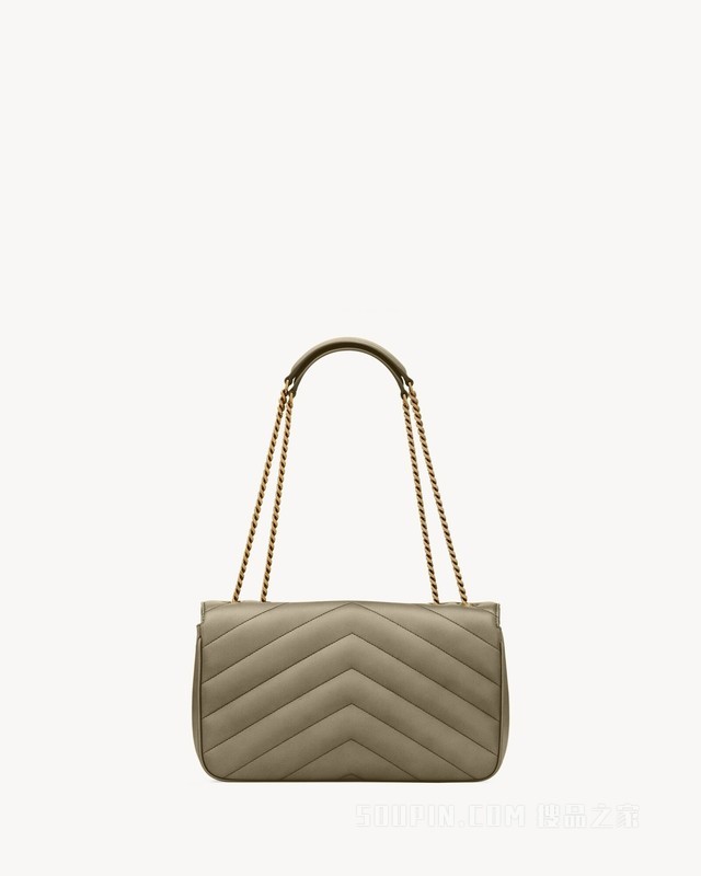 LOULOU中号绗缝小羊皮手袋