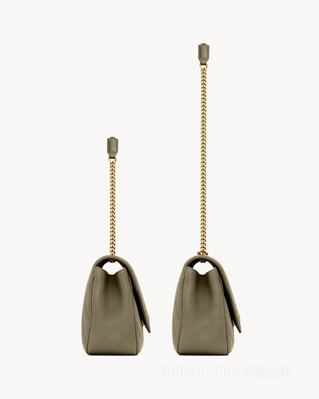 LOULOU中号绗缝小羊皮手袋