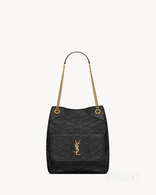 NIKI小号复古皮革购物袋