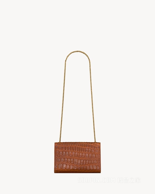 新KATE小号鳄鱼纹压印皮革手袋