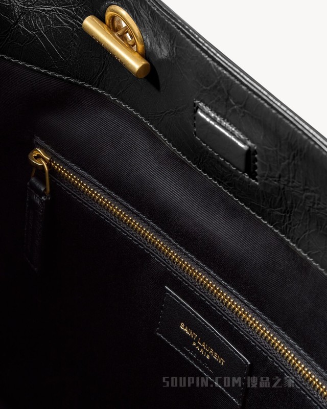 NIKI复古皮革购物袋