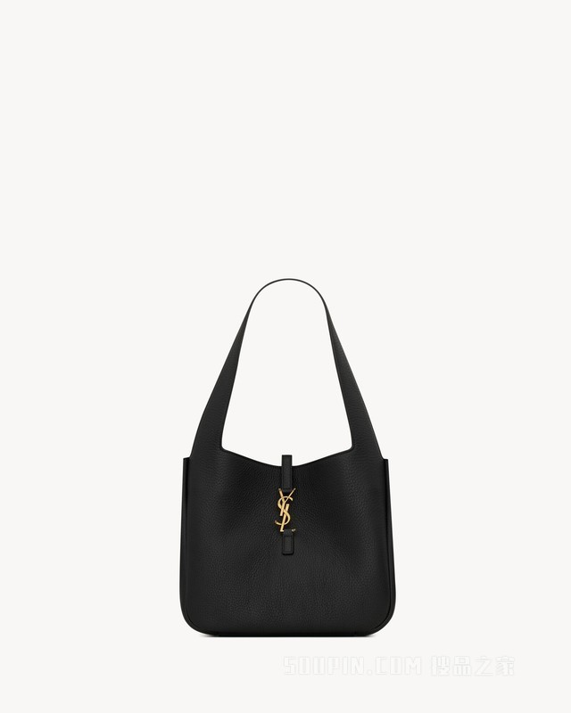 LE 5 À 7 SMALL BEA粒面皮革手袋