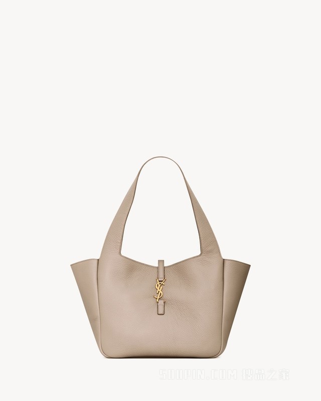 LE 5 À 7 SMALL BEA粒面皮革手袋