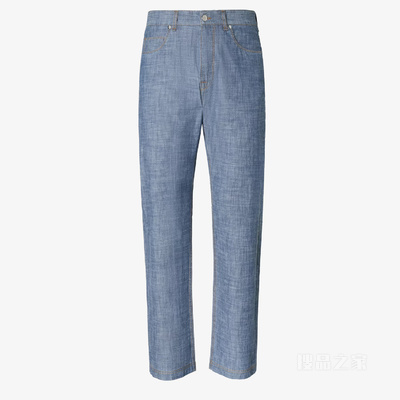 长牛仔裤 浅蓝色牛仔裤