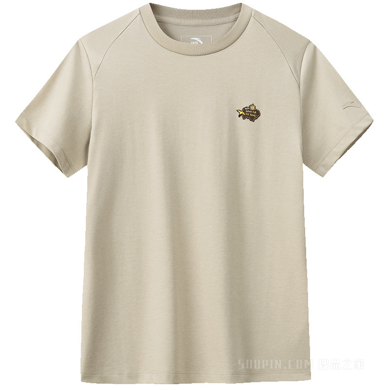 安踏×中国国家地理女子冰肤3A抗菌短袖针织衫