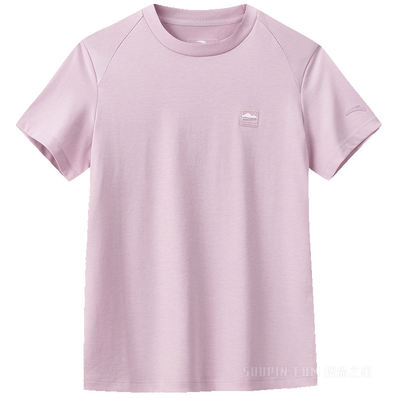 安踏×中国国家地理女子冰肤3A抗菌短袖针织衫