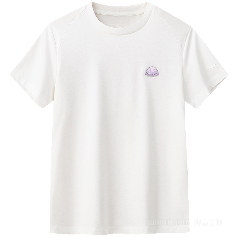 安踏×中国国家地理女子冰肤3A抗菌短袖针织衫