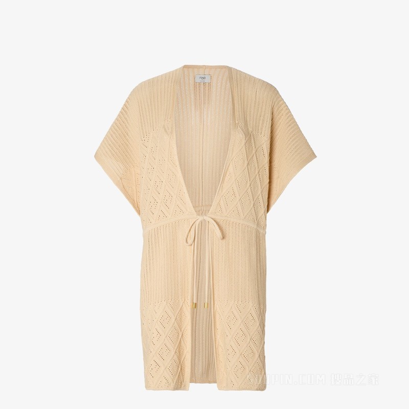 FF斗篷 米色棉质斗篷