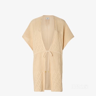FF斗篷 米色棉质斗篷