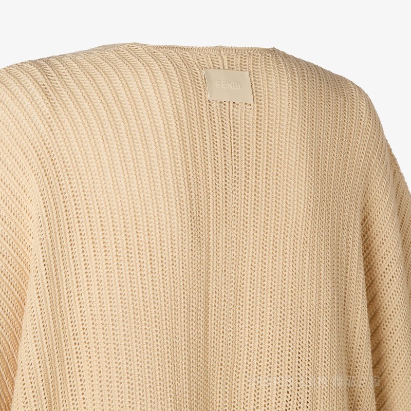 FF斗篷 米色棉质斗篷