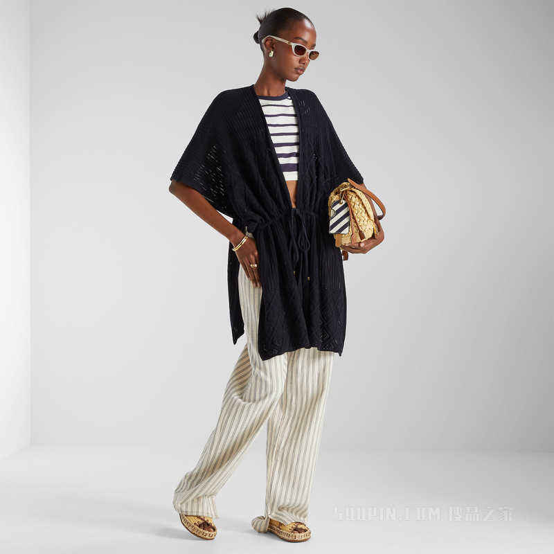 FF斗篷 海军蓝色棉质斗篷