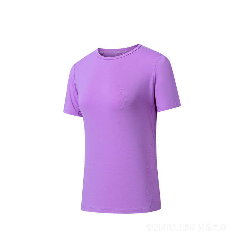 安踏冠军徒步女子短袖针织衫