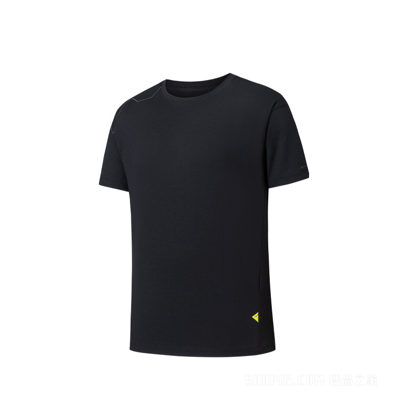 安踏冠军徒步男子短袖针织衫