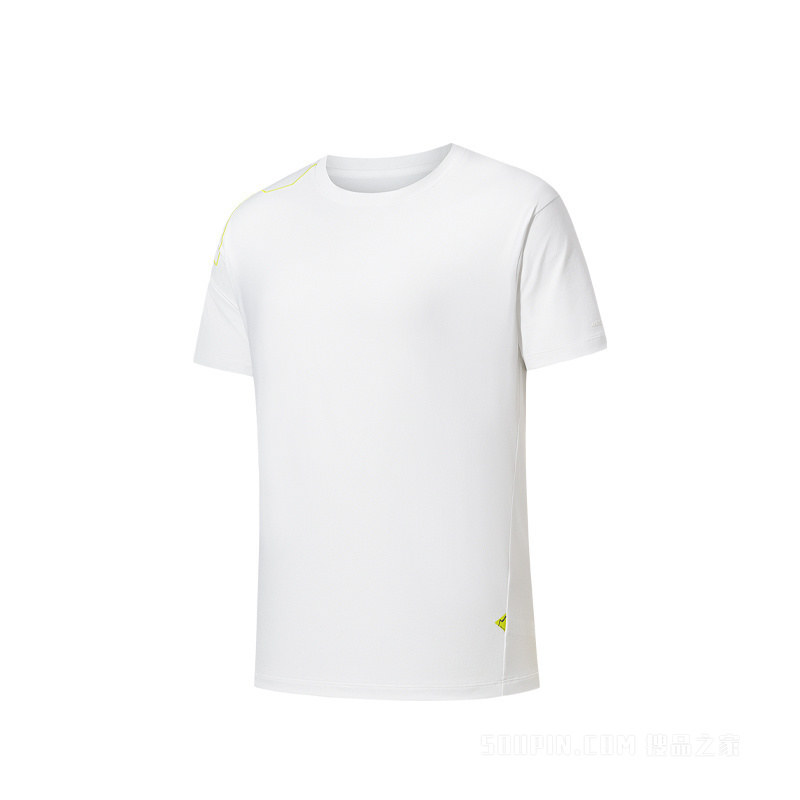 安踏冠军徒步男子短袖针织衫