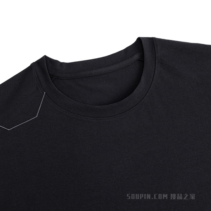 安踏冠军徒步男子短袖针织衫