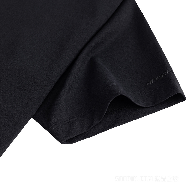 安踏冠军徒步男子短袖针织衫