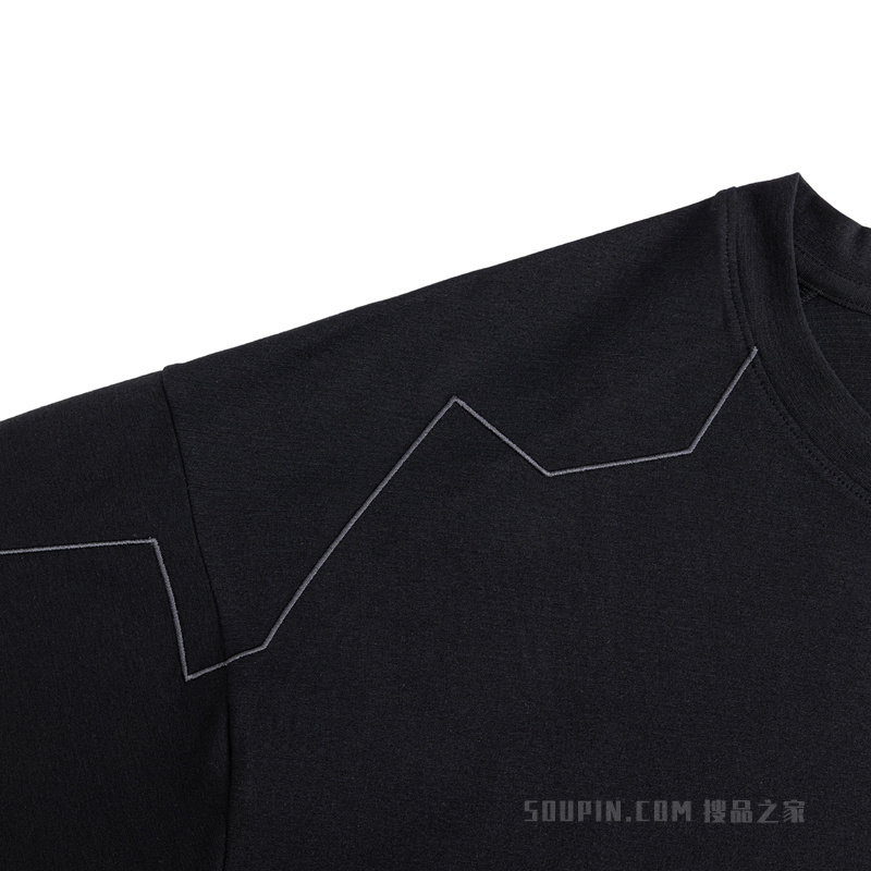 安踏冠军徒步男子短袖针织衫