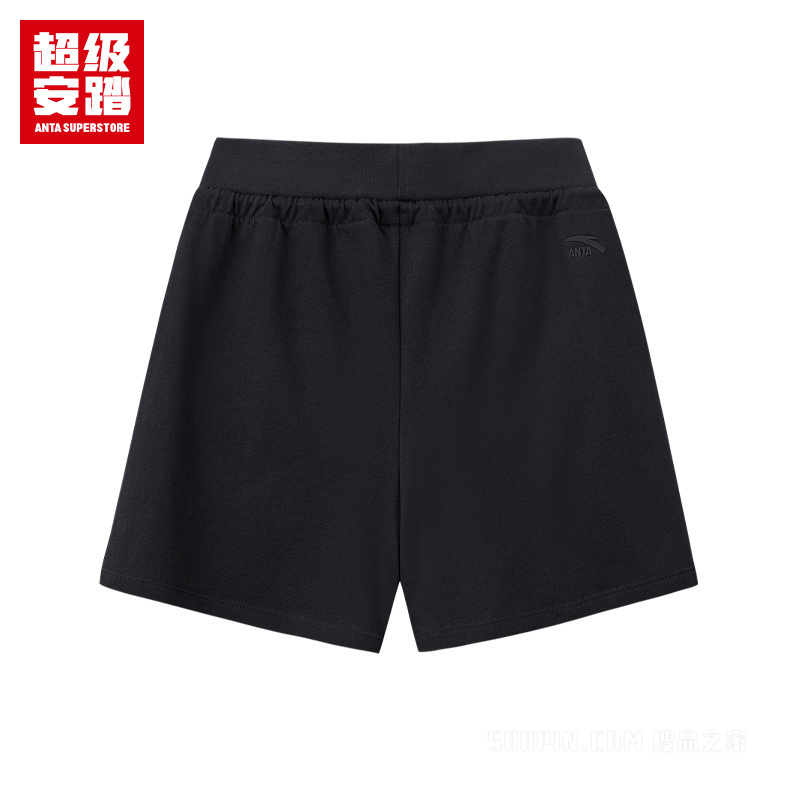 超级安踏运动复古女子针织短裤