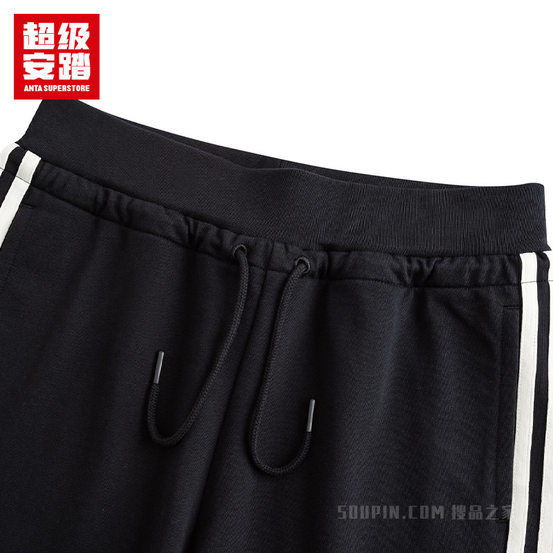 超级安踏运动复古女子针织短裤