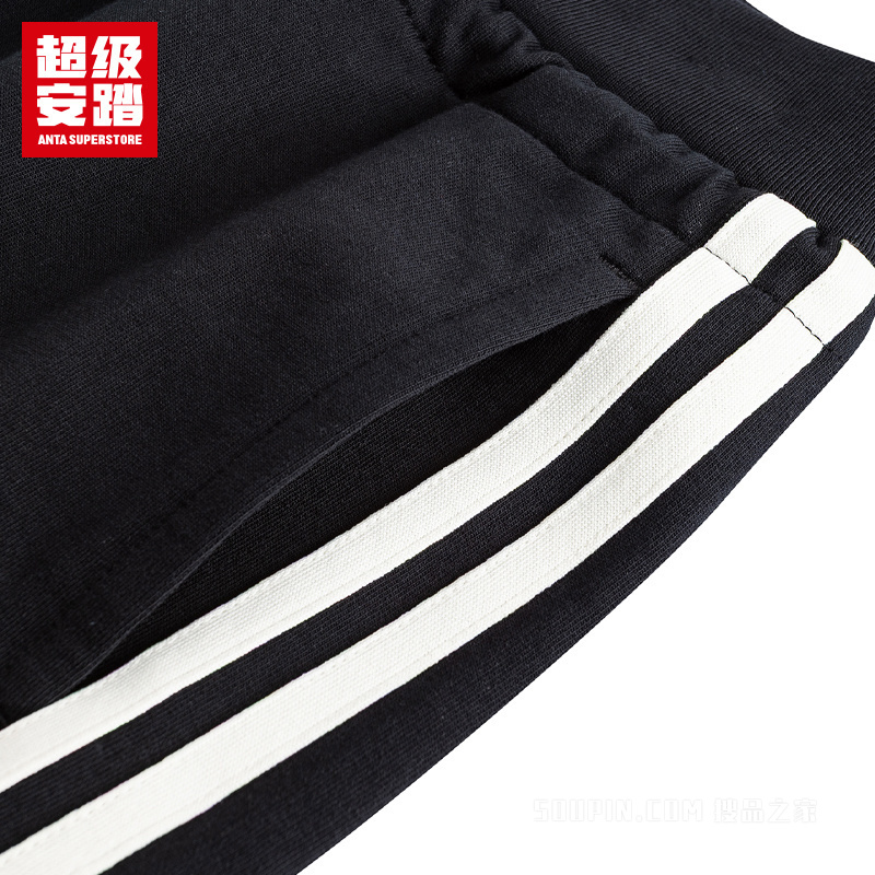 超级安踏运动复古女子针织短裤