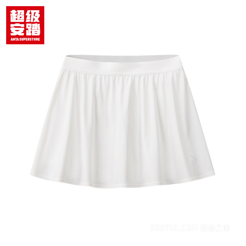超级安踏小球运动系列乒羽女子遮热抗紫外线UPF50冰肤半身裙