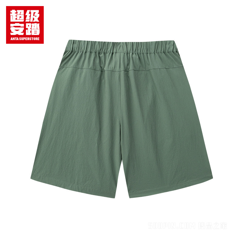 超级安踏徒步男子无氟防泼水梭织短裤