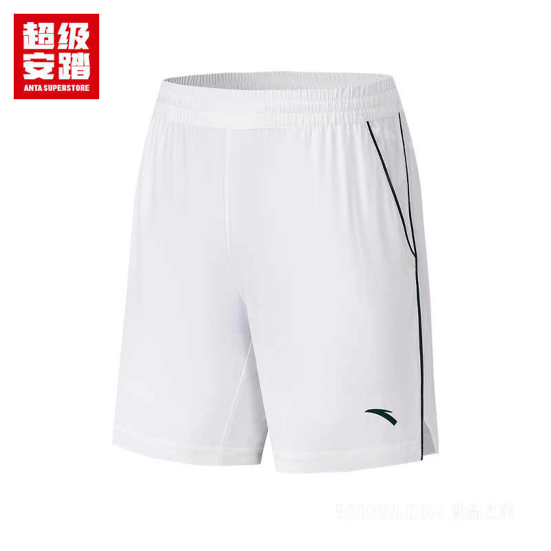 超级安踏小球运动系列网球男子吸湿速干梭织短裤