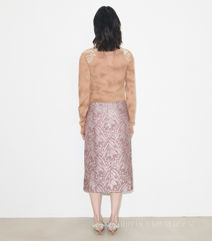 【秀场同款】羊毛开衫 灰褐色