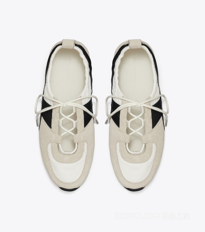 【新品】Hank 芭蕾运动鞋 奶油白/纯黑