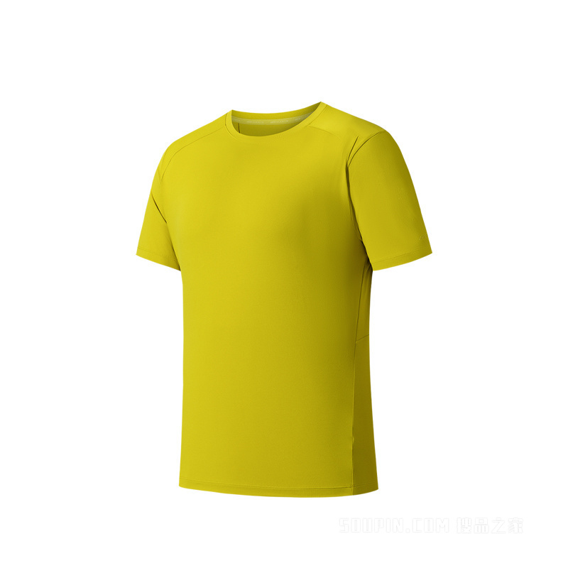 安踏冠军徒步男子短袖针织衫