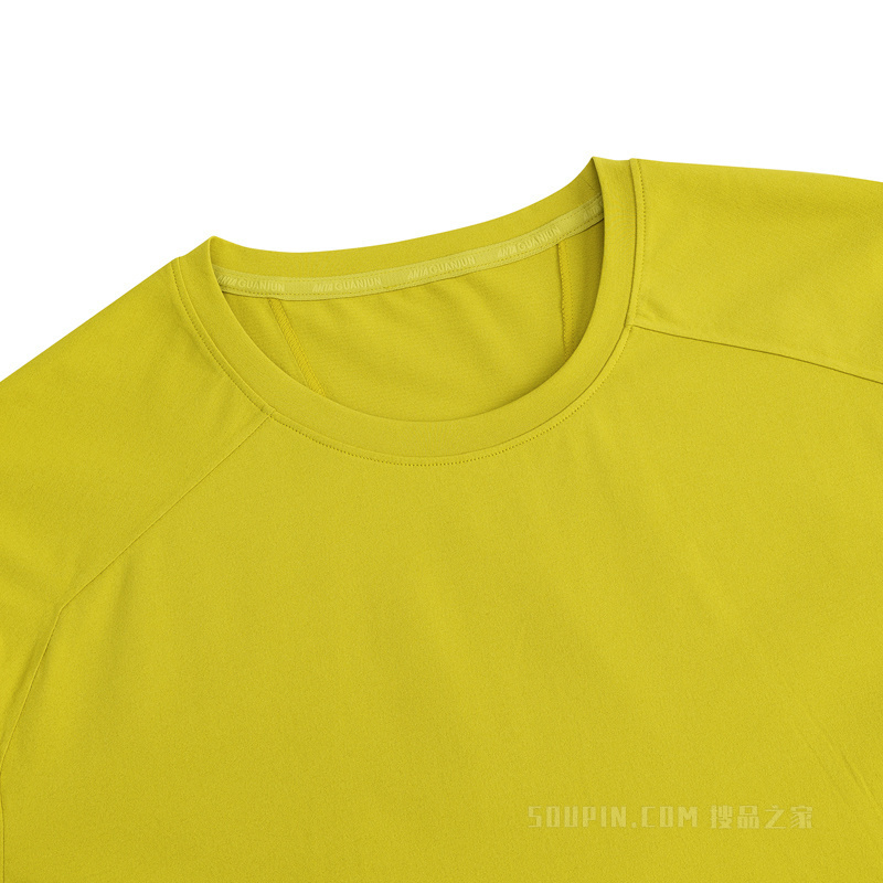 安踏冠军徒步男子短袖针织衫