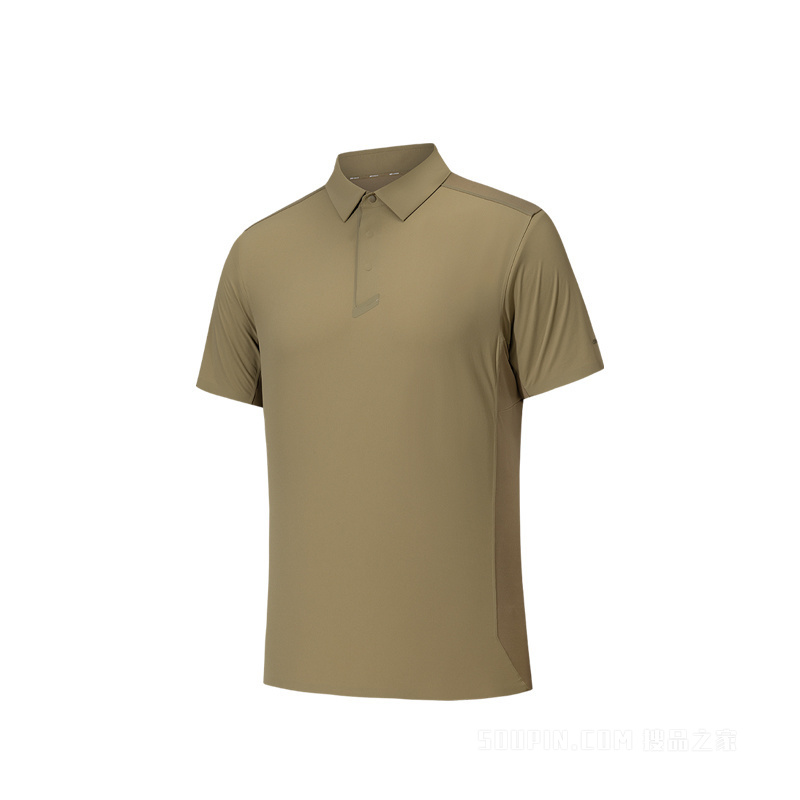 安踏冠军商务男子短袖衫