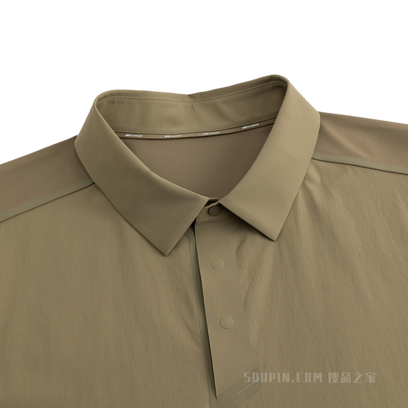 安踏冠军商务男子短袖衫