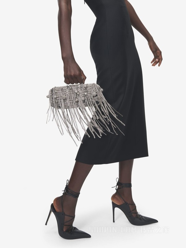 Snake Knuckle Clutch长款指环手拿包