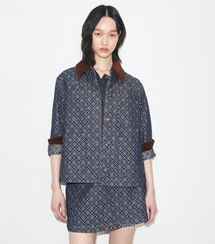 【新品】宽松工装夹克 水洗色