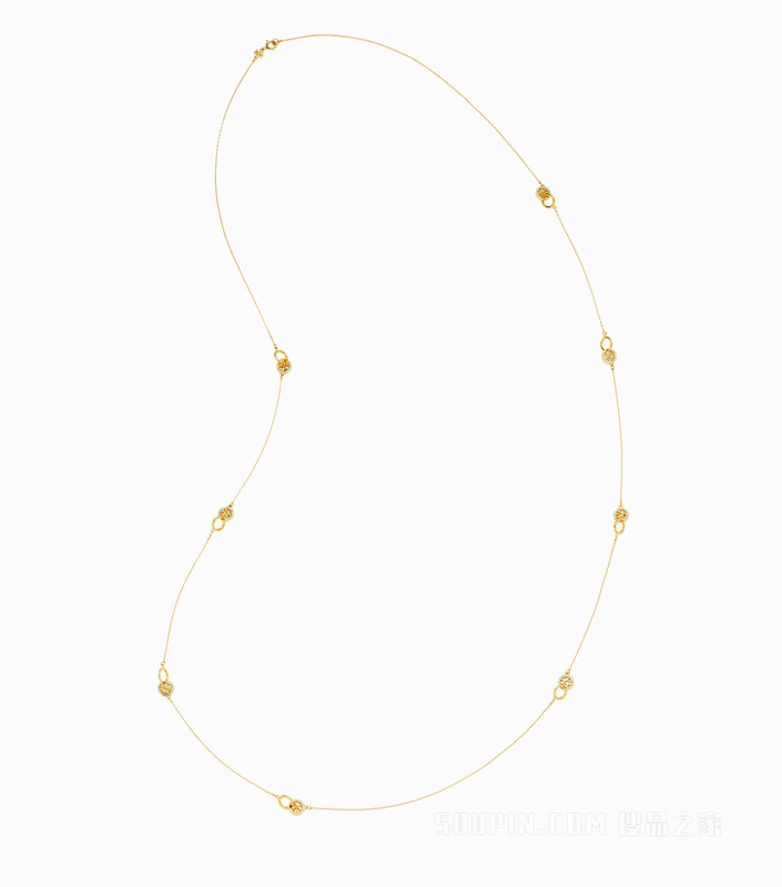 【新品】Icon 经典系列长款项链 Tory 金/水晶色