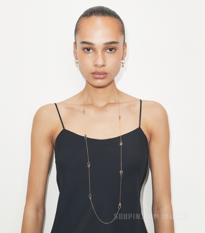 【新品】Icon 经典系列长款项链 Tory 金/水晶色