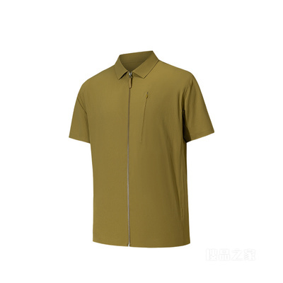安踏冠军商务男子短袖衬衫