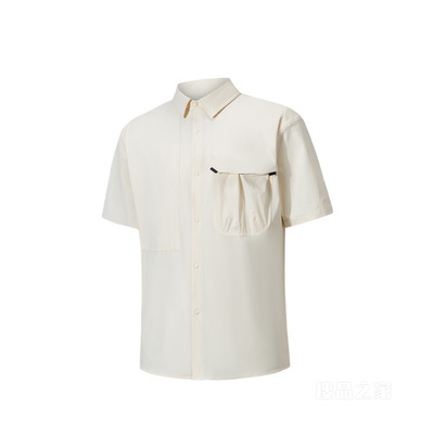 安踏冠军户外旅行男子短袖衬衫