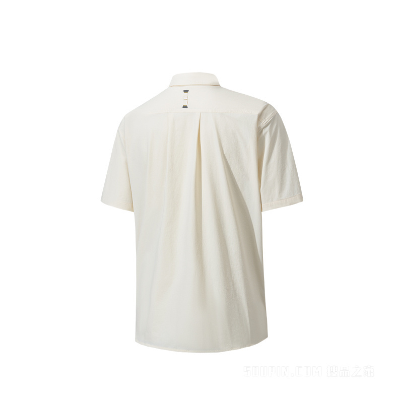 安踏冠军户外旅行男子短袖衬衫