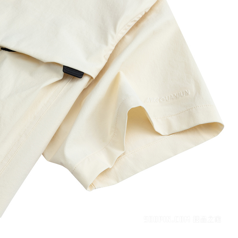 安踏冠军户外旅行男子短袖衬衫