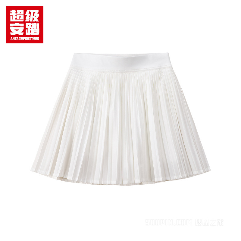 超级安踏小球运动系列网球女子吸湿速干梭织半身裙