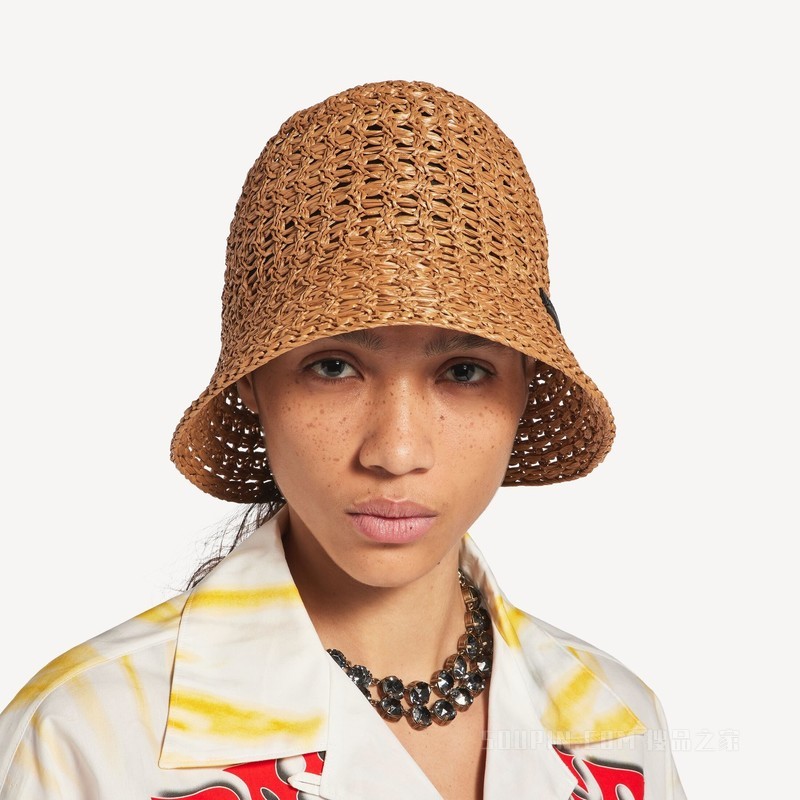 仿草效果渔夫帽